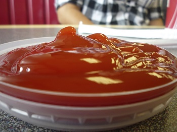 bowl of high fructose free ketchup