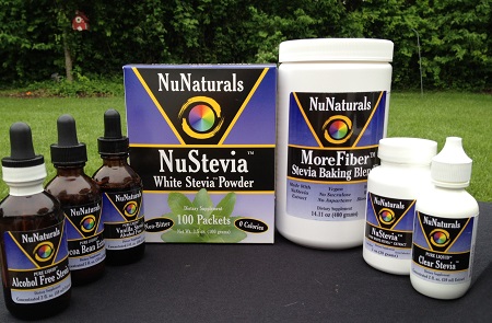 NuNaturals.com NuStevia Sweetener product line